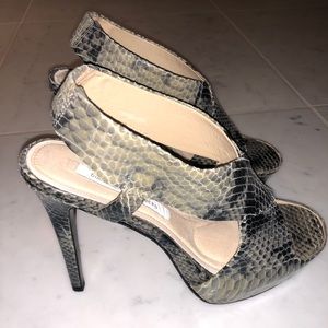 Diane Von Furstenberg Snake skin heels